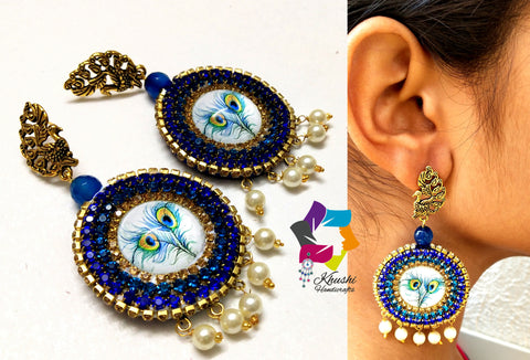 Peacock Earring Danglers