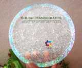 18cm Round Druzy insider mat molds for Resin Crafts -Silicone Moulds