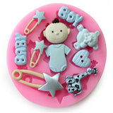 Baby Shower Party Silicone Mold For Resin Crafts ,Jewellery Making,Fondant craft and Baking