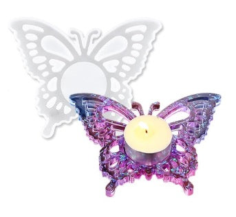 Butterfly Tealight Candle holder Mould Silicone Mold for Resin