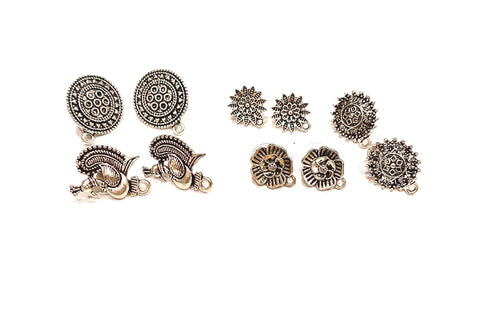 Antique Silver Studs Combo -Combo 4