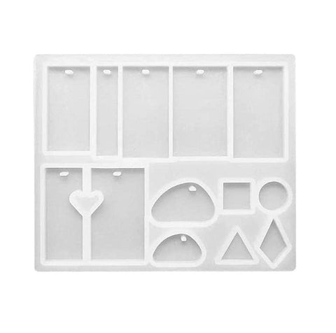 Designer Earring ,Pendant Geometrical patterned Mould Silicone Mold for casting Epoxy resin