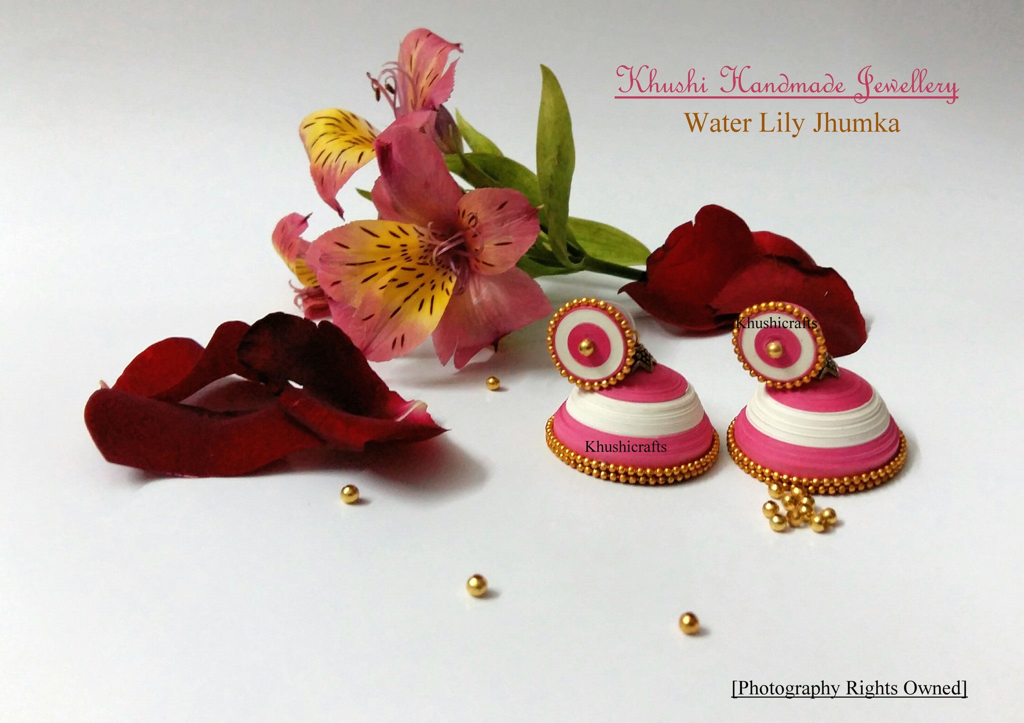 Handmade Jewelry  Paper Quilling Flower Earrings Round P  Flickr