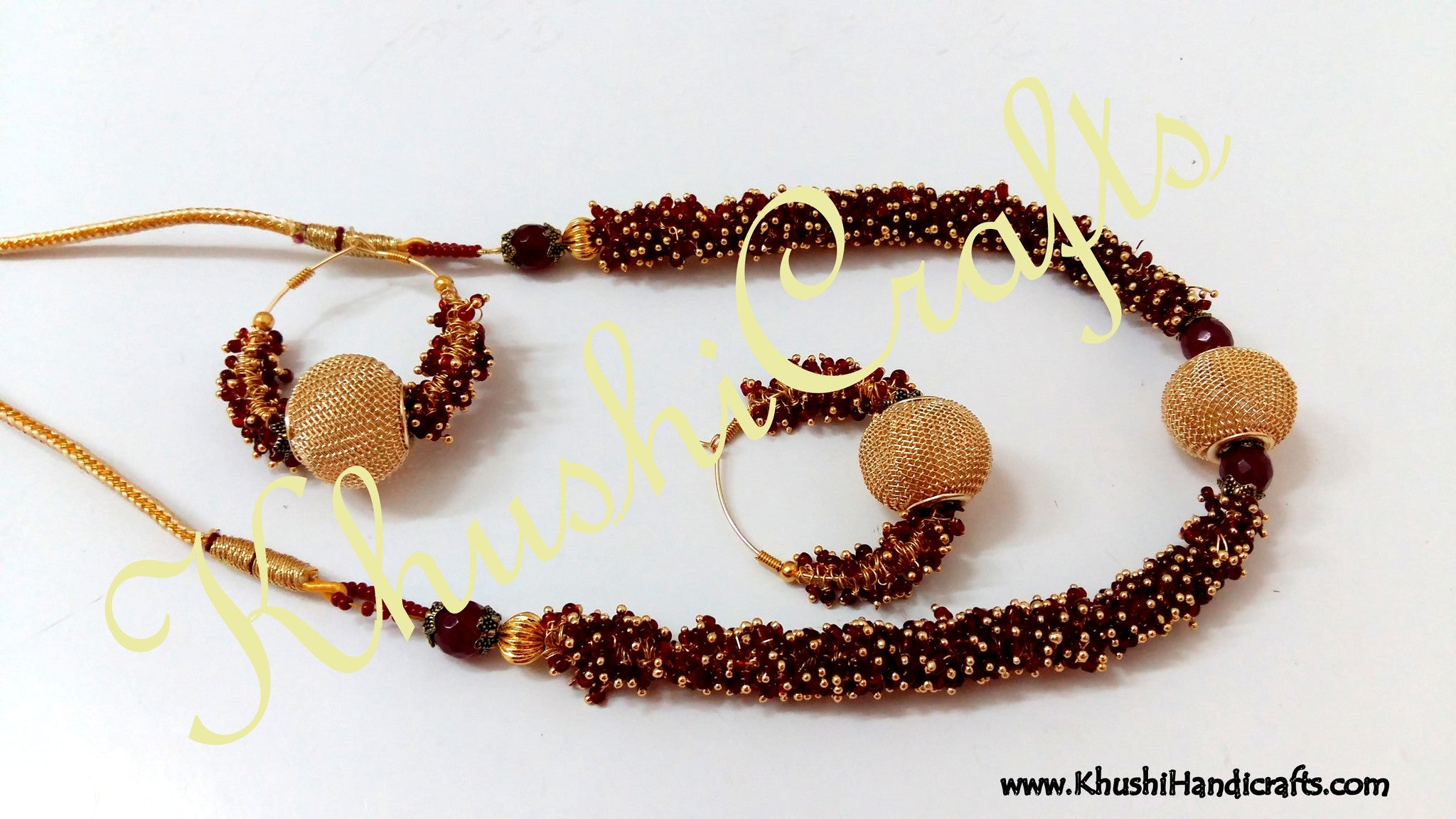 Loreal / Gungaroo Necklace sets - Khushi Handmade Jewellery