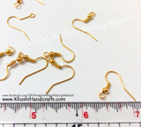 Fish Ear Hooks( Pack of 100 pairs) in Gold and Silver-Bulk - Khushi Handmade Jewellery