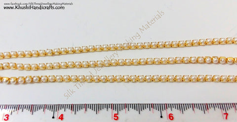 Pearl Chain.Sold as a pack of 5 meters!
