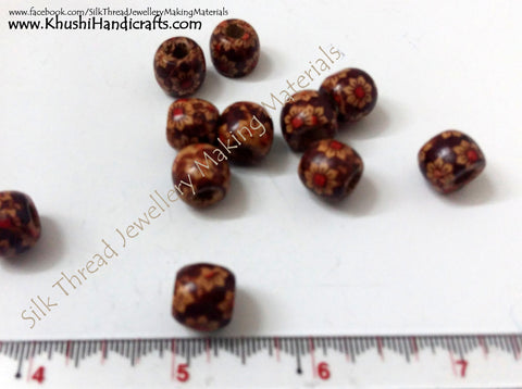 Wooden 10mm beads (Pack of 20)