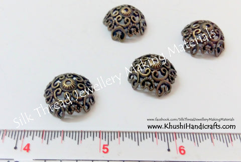 Antique Gold Bead Cap 22mm -BC10
