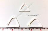 Triangular Pendant Bases.Pack of 10 pieces! - Khushi Handmade Jewellery