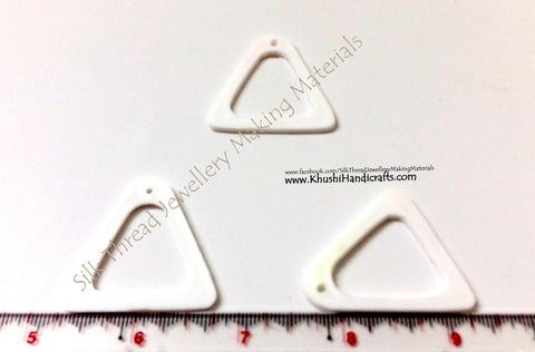 Triangular Pendant Bases.Pack of 10 pieces!
