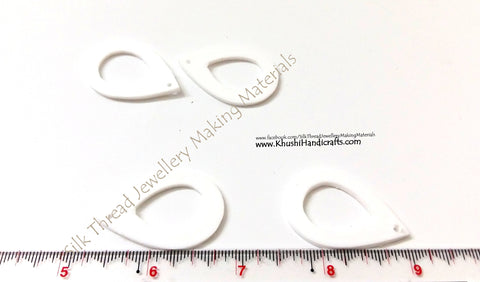Drop shaped Pendant Bases.Sold as 10 pieces