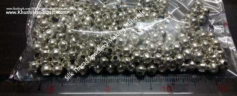 Silver Spacer Beads.Sold as a pack of 10grams