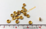 Rhinestone Spacer / Stone spacers. Sold as a pack of 20 pieces! - Khushi Handmade Jewellery