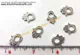 Antique Gold / Silver Hand spacer charms.Sold per piece! - Khushi Handmade Jewellery