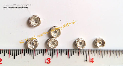 Silver Rhinestone Spacer / Stone spacers. Sold as a pack of 20 pieces!