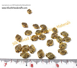 Antique Gold Spiral spacer beads.Sold as a single piece!