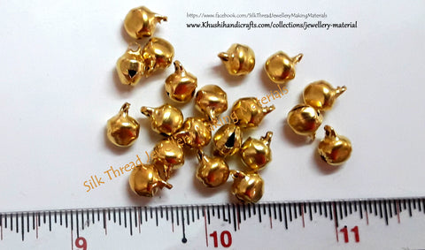 Gungaroo/ghungroo Beads /Bell beads .Pack of 20 pieces!