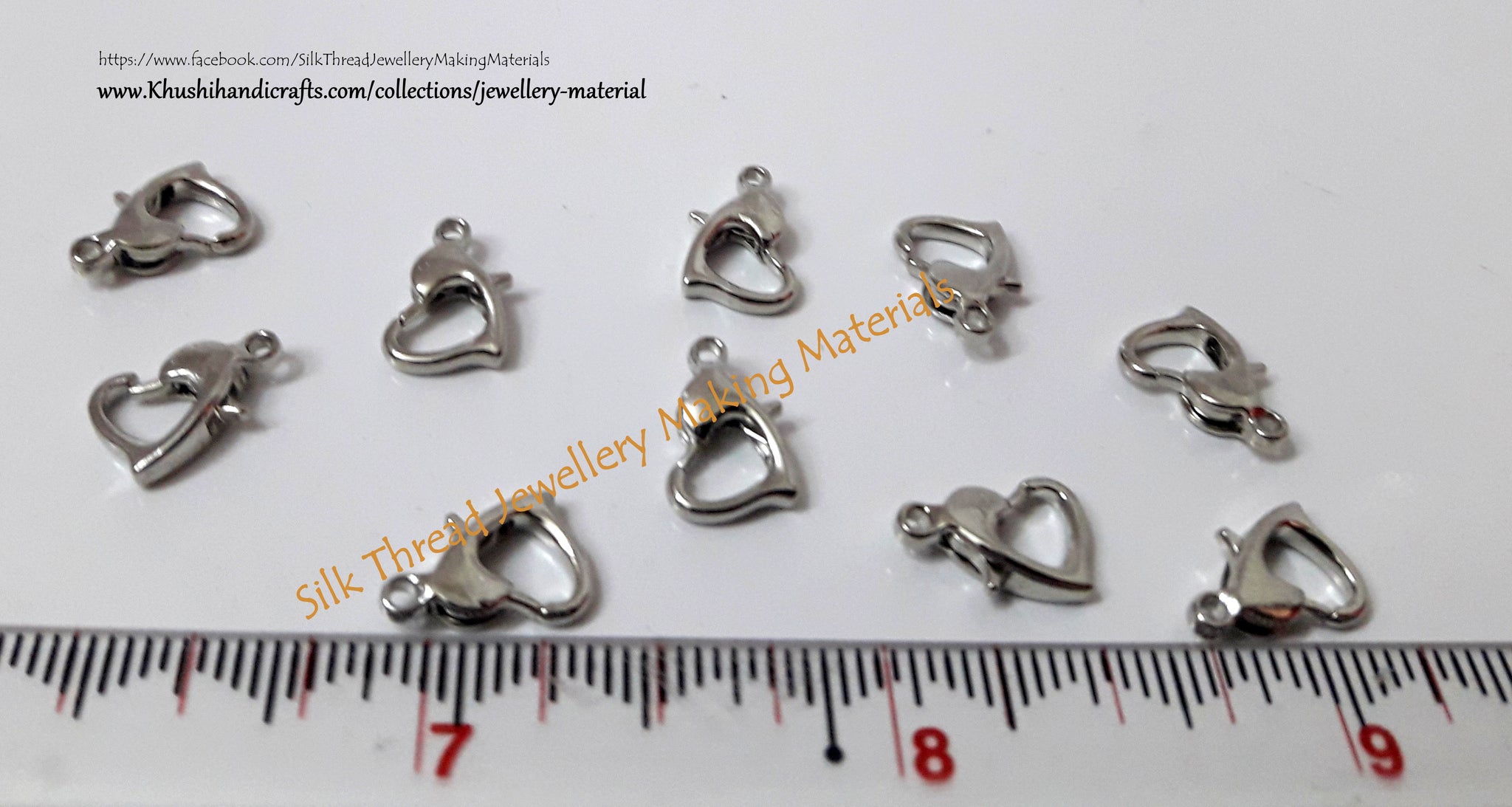 10pcs Clasp Hooks Necklace Antique Silver Flower Lobster Hook DIY Jewelry  Access | eBay
