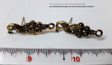 Antique Gold Peacock Stud pattern 10_1 - Khushi Handmade Jewellery