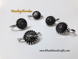 German Silver Surya Nose pins/ring