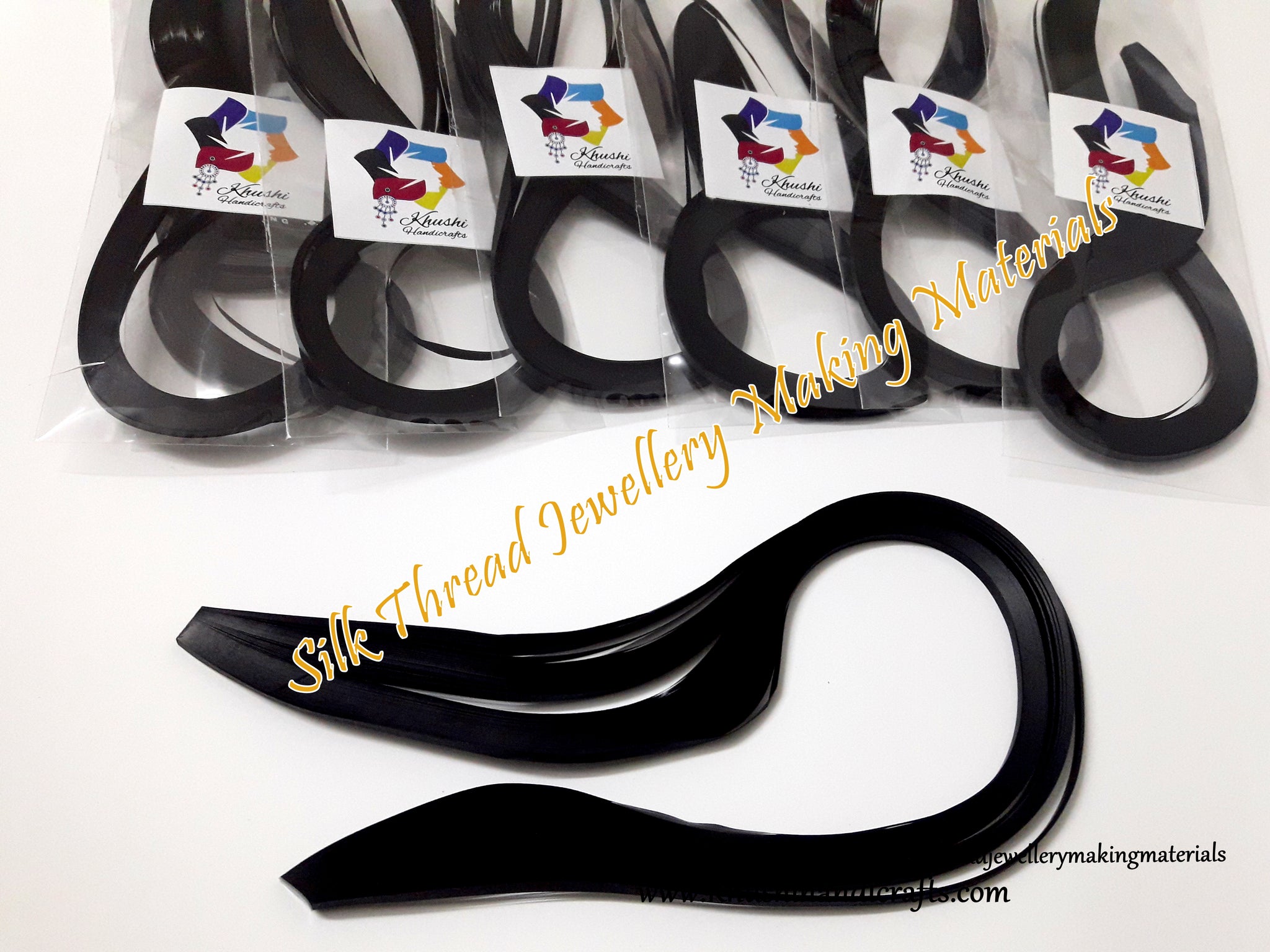Black Quilling Strips 3mm
