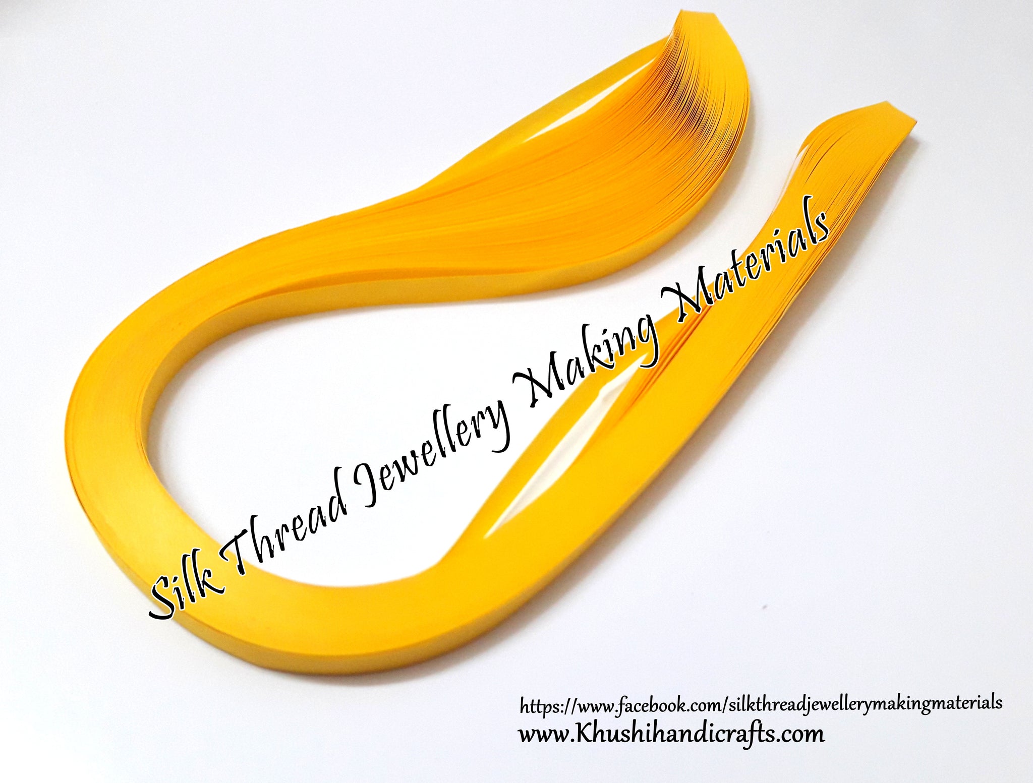 Yellow Quilling Strips
