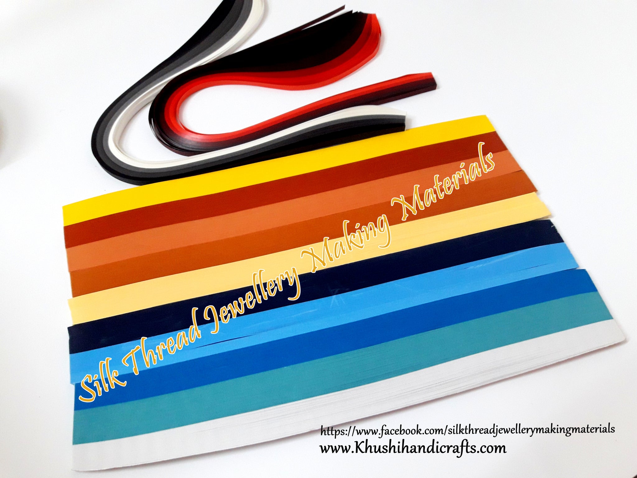  Multi color Quilling strips 5 mm 