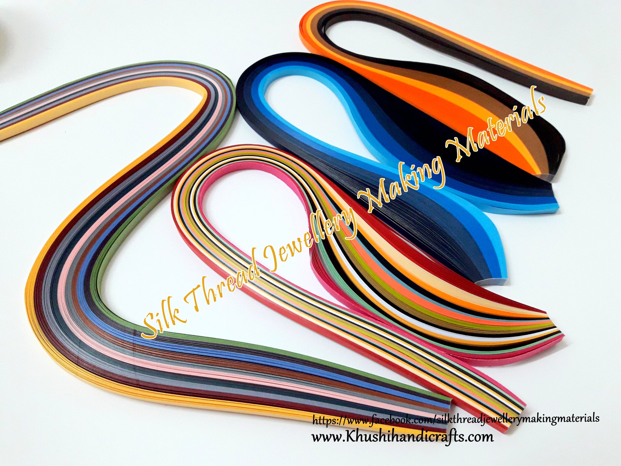multi color Quilling Strips 5mm