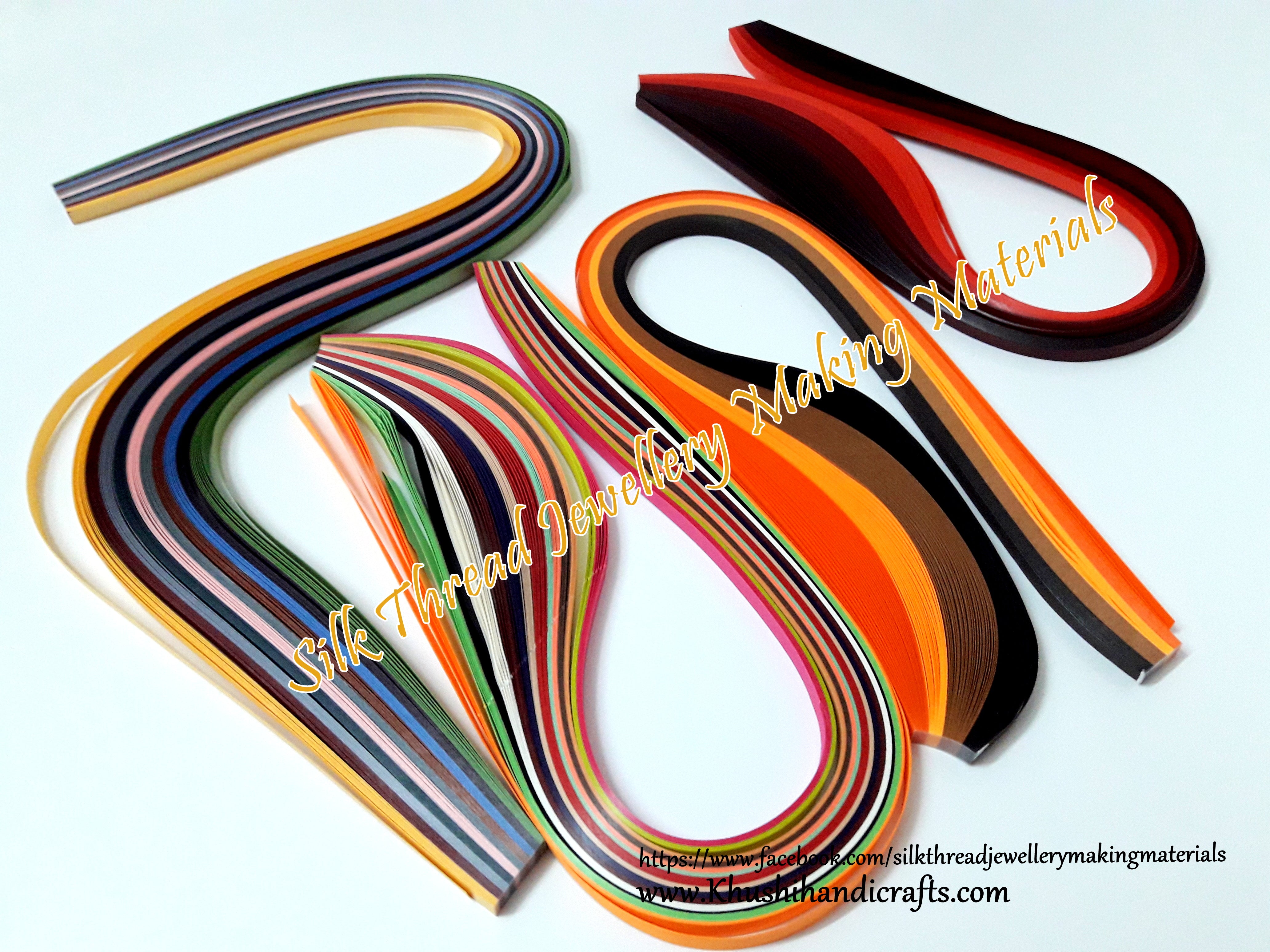 600 Bandes Papier Quilling 3mm | DIY Déco - Blanc