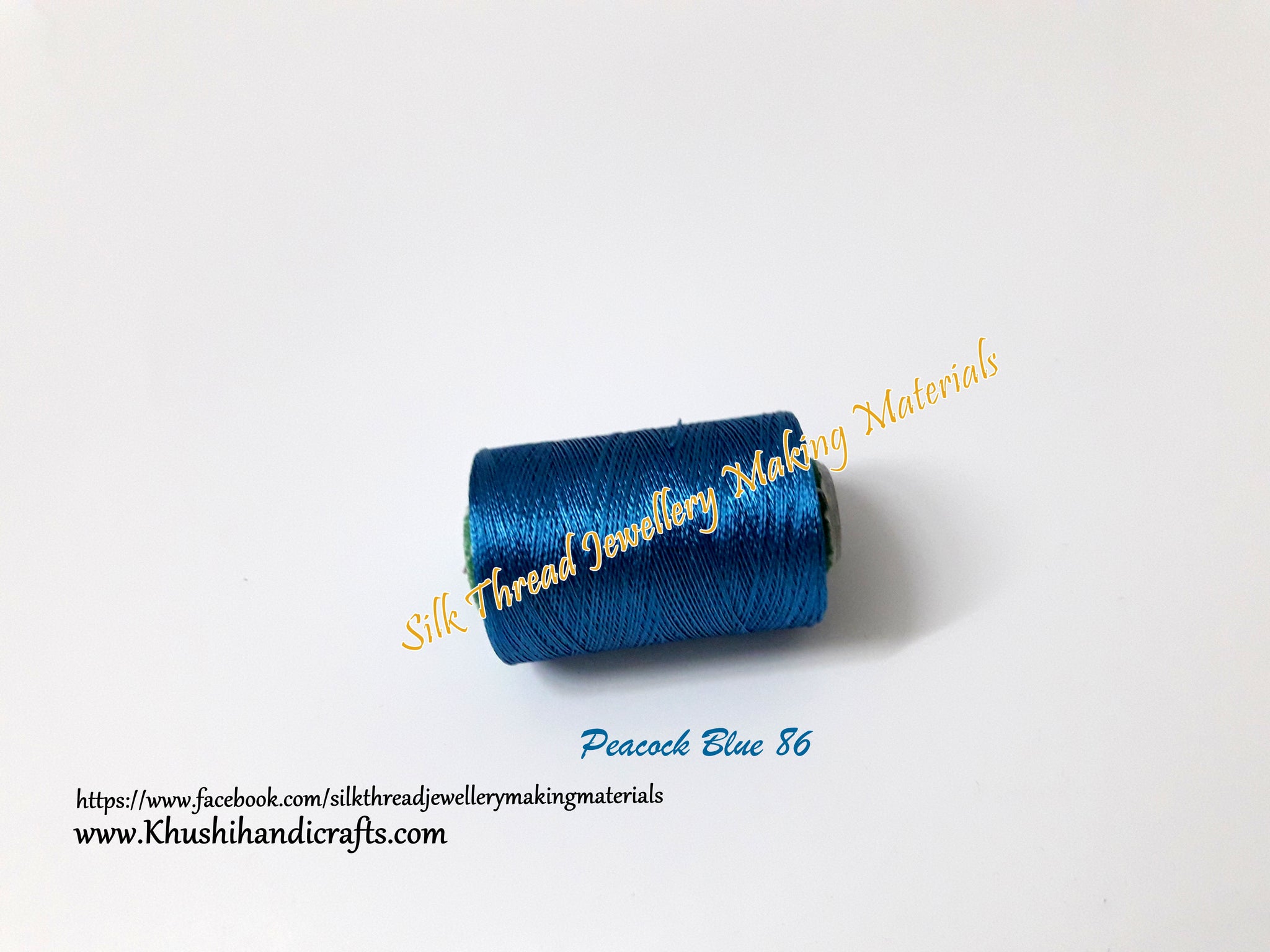 Peacock Blue Silk Thread