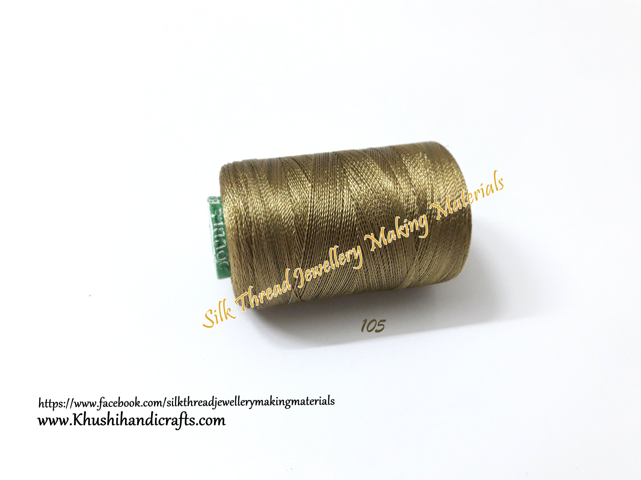 Olive green Silk Thread