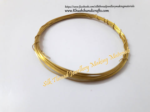 22 Gauge Wire | Craft Wire DIY For Jewellery Making & Crafts Work -Golden