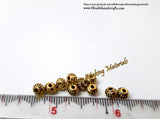 Round spacer beads