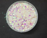 Iridescent Hexagonal Glitter Mixture used  in Decoupage Art ,Resin art , Jewellery Crafts,Candle Making and Nail Art
