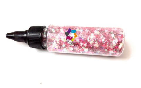 Rose Holographic Glitter Powder Mixture for resin crafts!