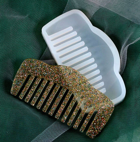 New Designer Comb Silicone Mold For Resin Crafts Pattern