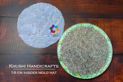 18cm Round Druzy insider mat molds for Resin Crafts -Silicone Moulds