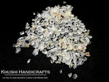 Ultra Clear Transparent Geode Gemstone chips / Quartz chips for Resin crafts-200 grams