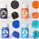 20 grams Black/ Orange/Blue/Green Blue  Mica Pearl Pigment Powder For Resin Jewellery Crafts, Candle and Soap making