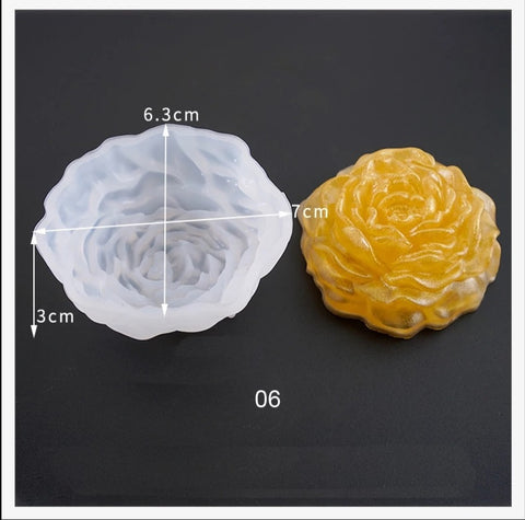Flower mould  pattern 5 Silicone Mold for UV resin and epoxy resin casting.Sold per piece!