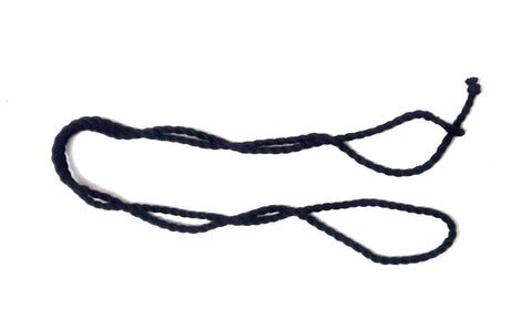 Thin Cotton Dori / Necklace Cord / Rope in Black | Adjustable