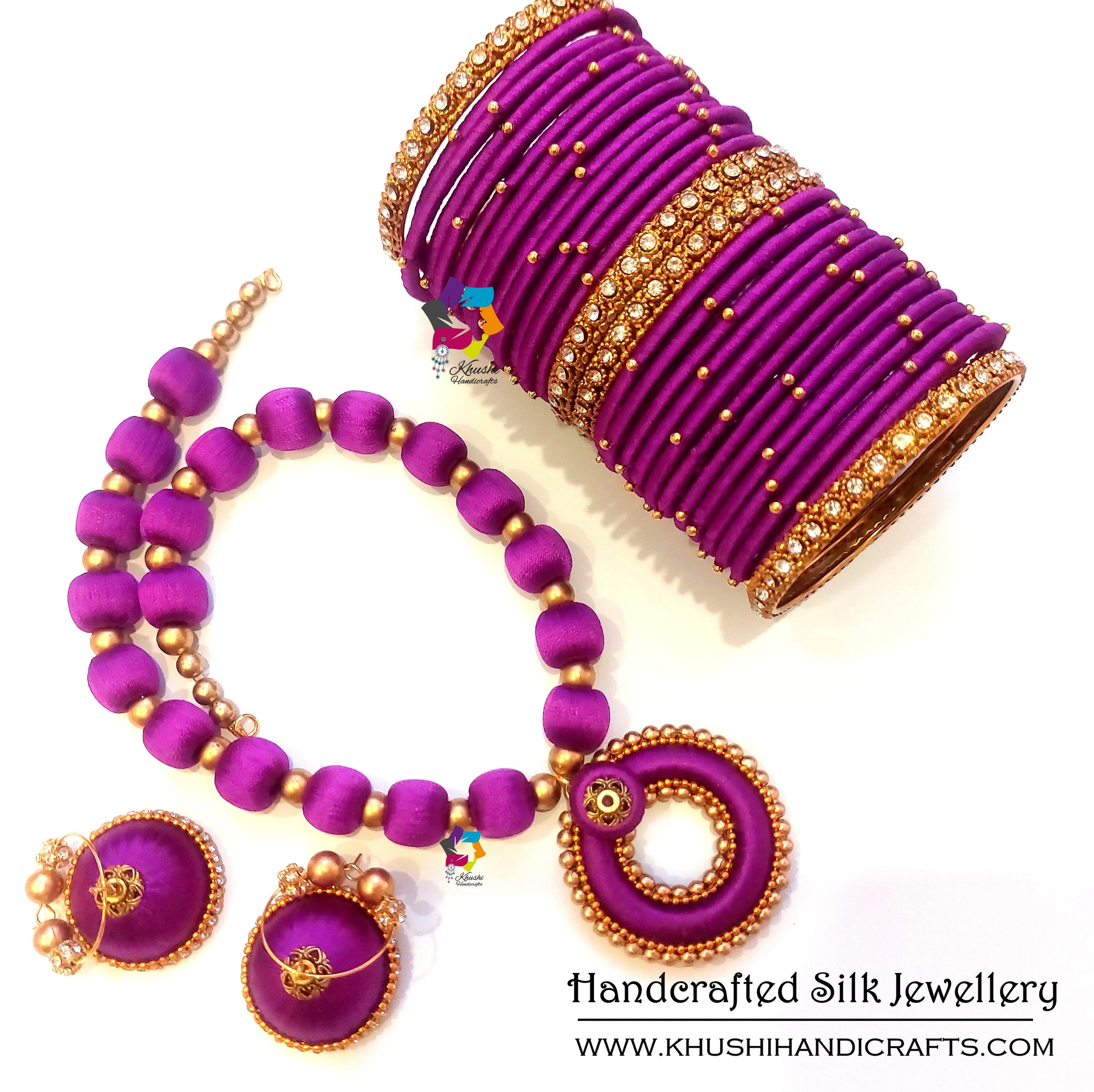Buy Silk Thread Jewelry | Silk Jewelry | designer jewellery online ...