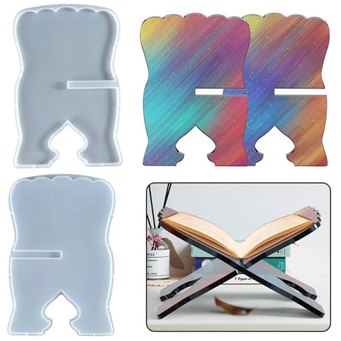 Holy Book Stand holder Silicone Moulds.Sold as a single piece!
