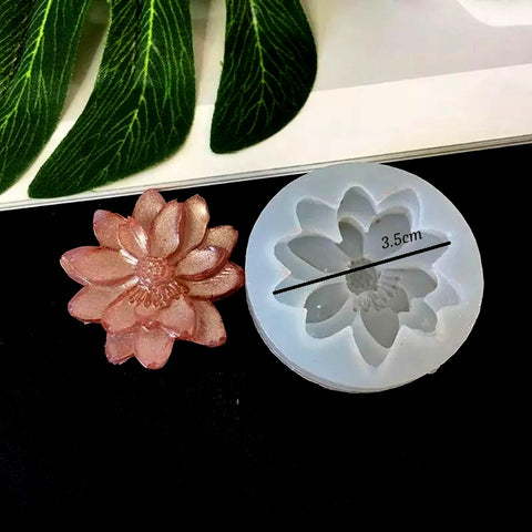 Flower mould  1 Silicone Mold for UV resin and epoxy resin casting