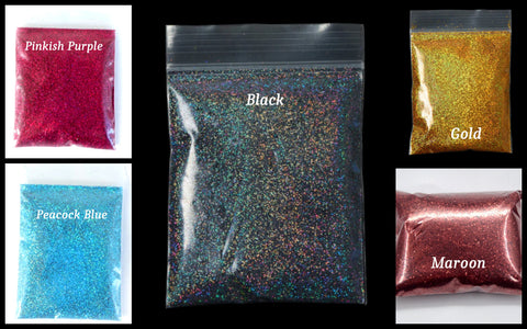 500 grams Holographic Glitter Powder Combo 2 for resin crafts!