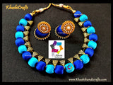Blue Silk thread Jewellery
