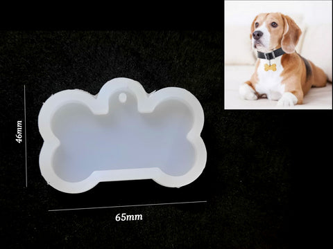 Dog bone Tag Silicone Mold For Making Resin Jewellery
