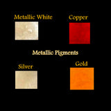 Metallic Colouring Paste Pigments for Resin Crafts and Jewellery Mold Filling in Silver,White,Copper and Gold!