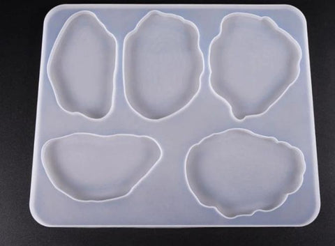 Irregular Coaster Mould - Silicone Mold - Resin Mould