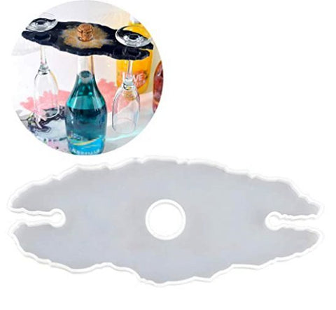 Wine Bottle / Glass Holder Silicone Mold for Resin crafts!